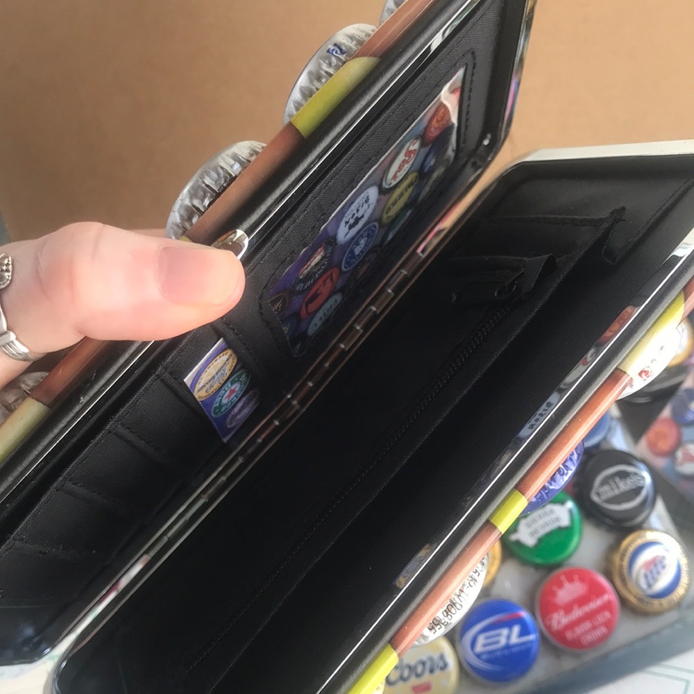 Bottle Cap Wallet and Clutch - Picture 3 of 7